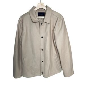 Andersson Bell Large Jacket Johansson Wool Coach Jacket Tan